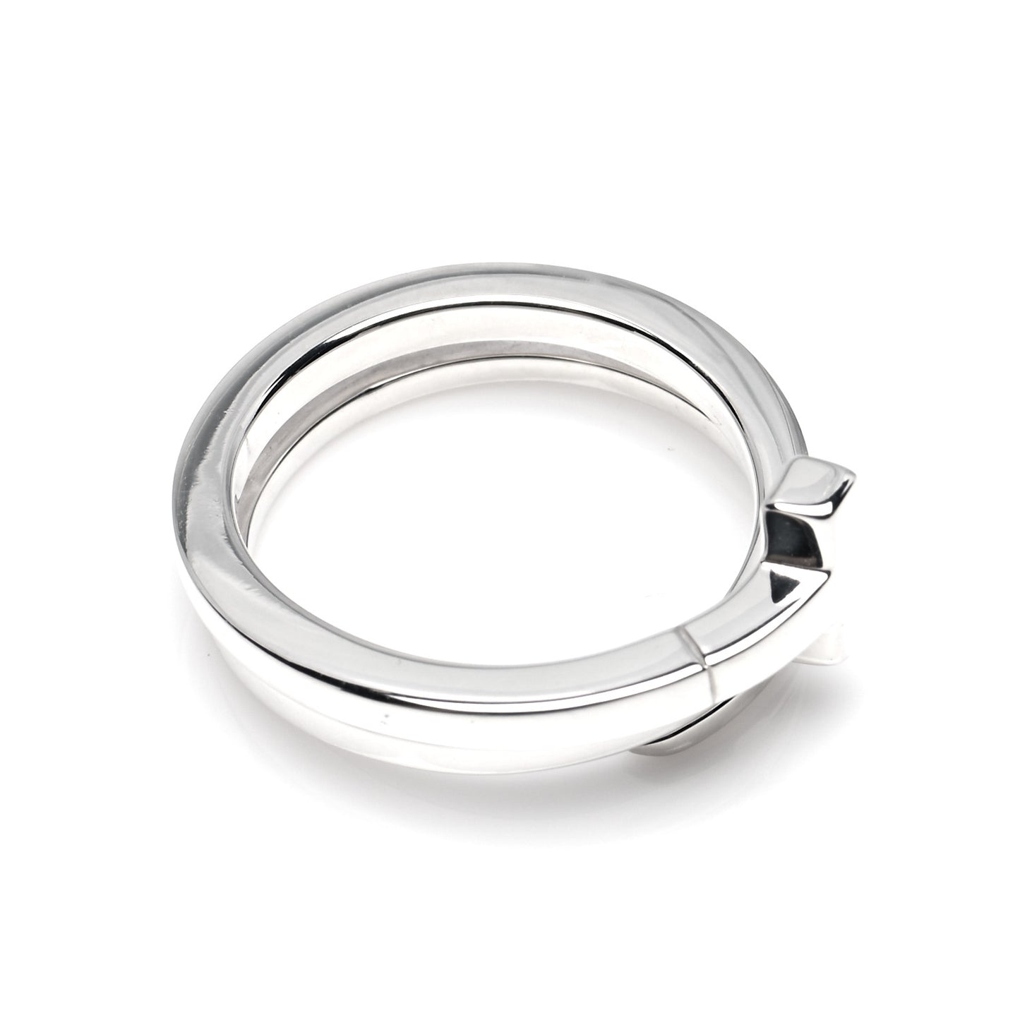 Sterling Silver T Square Wrap Ring 53 6.5
