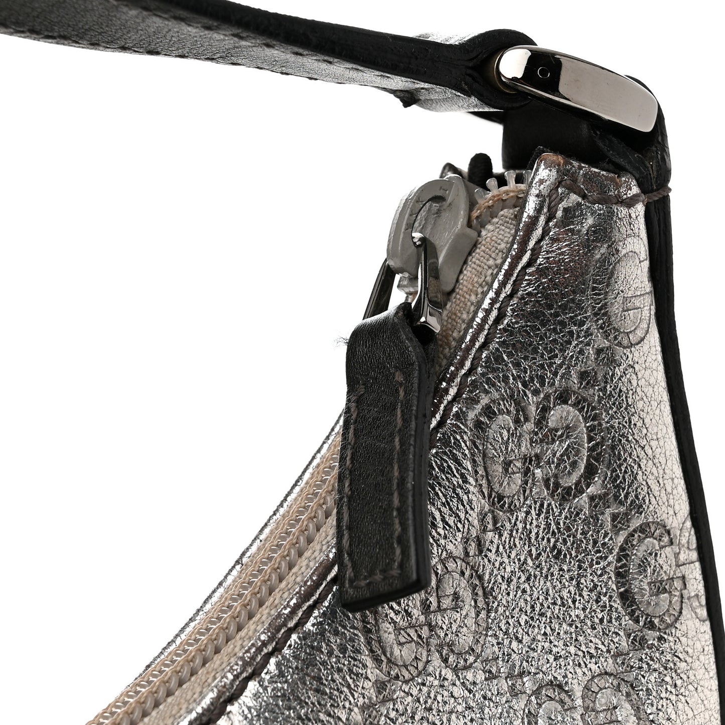 Guccissima Hobo Silver