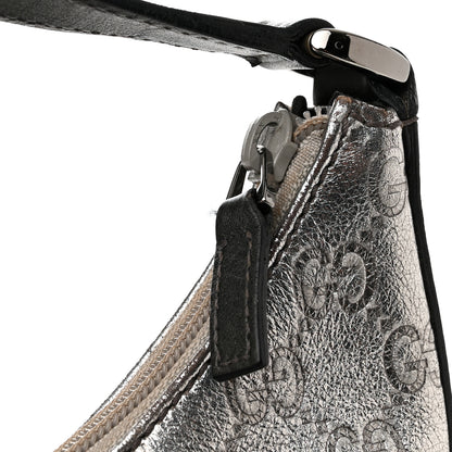 Gucci Guccissima Hobo Silver 16 of 17