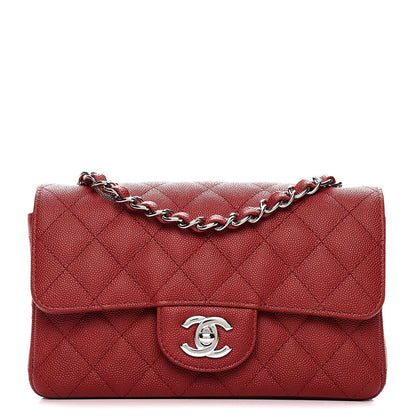 Chanel Caviar Quilted Mini Rectangular Flap Red 1 of 8