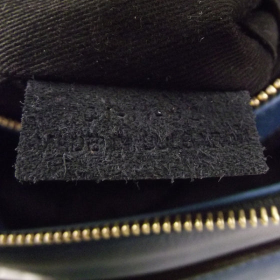 Leather Cary Satchel Petrol