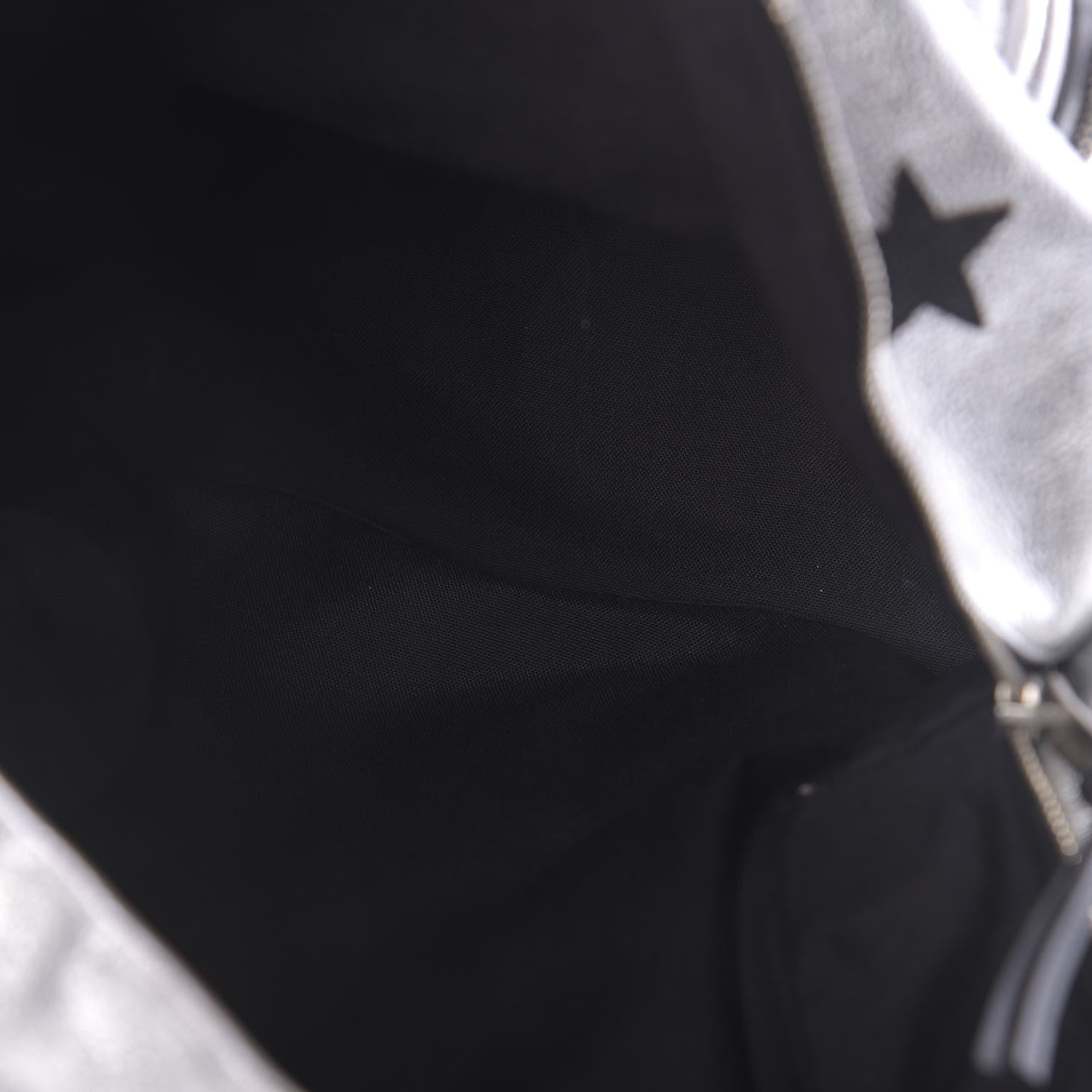 Saint Laurent Metallic Buffalo Star Hunting Backpack Silver Black 4 of 11