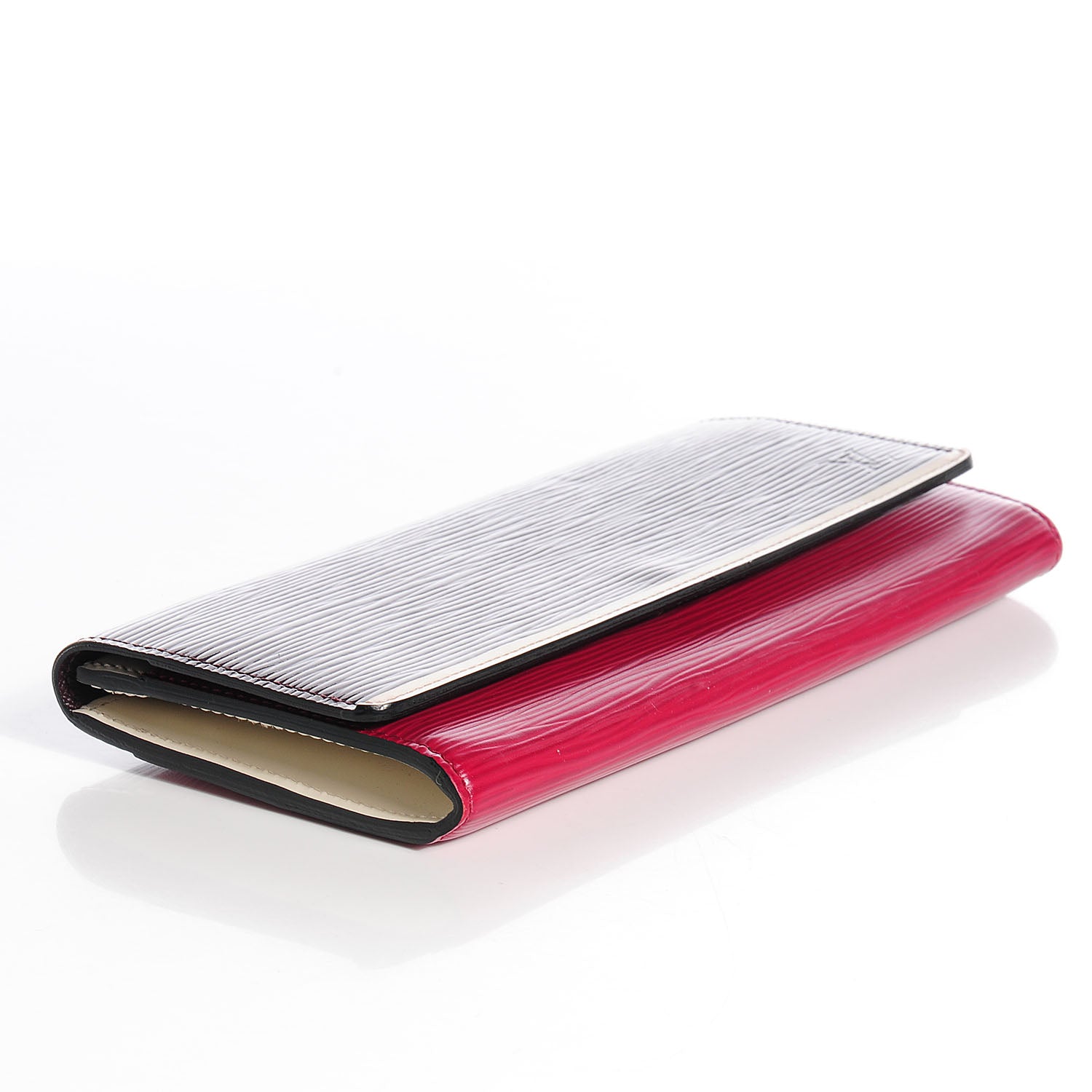 Louis Vuitton Electric Epi Flore Wallet Tri-Color Prune 4 of 7