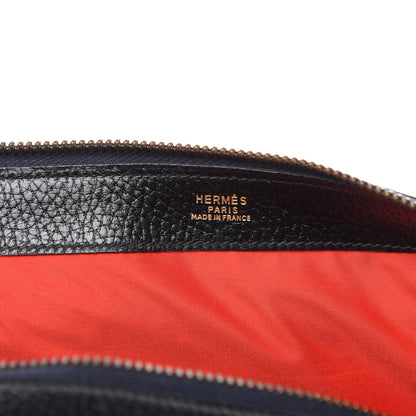 Hermes Ardennes Cosmetic Case Bleu Marine 6 of 10