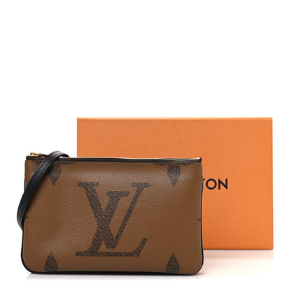 Louis Vuitton Reverse Monogram Giant Double Zip Pochette 9 of 9