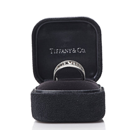 Tiffany 18K White Gold Diamond Atlas Open Pave Ring 56 7.5 4 of 4
