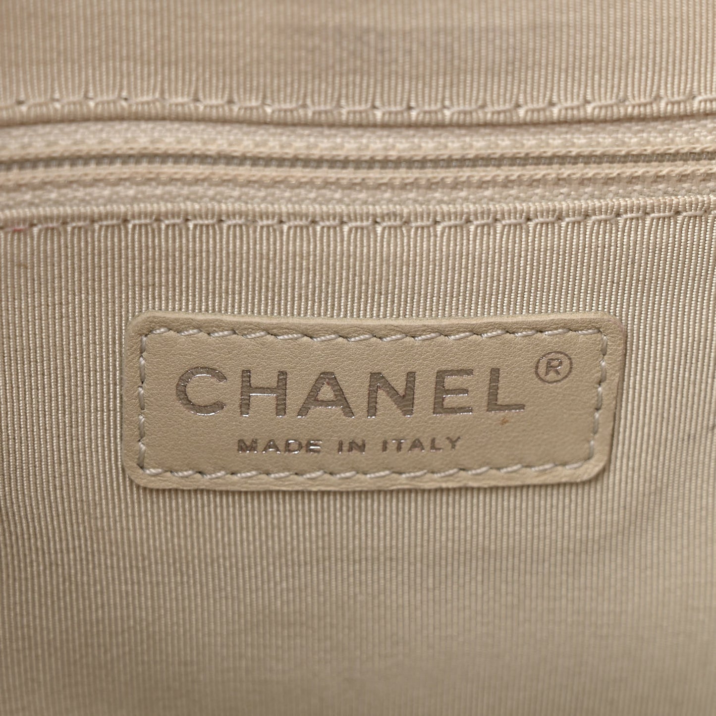 Washed Lambskin Quilted Large Chain Around Flap Coral