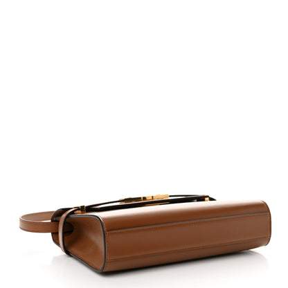 Saint Laurent Smooth Calfskin Small Manhattan Shoulder Bag Cognac 4 of 10