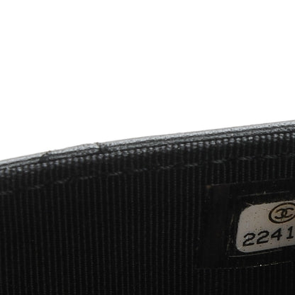 Chanel Lambskin Quilted Flap Card Holder Black 8 of 9