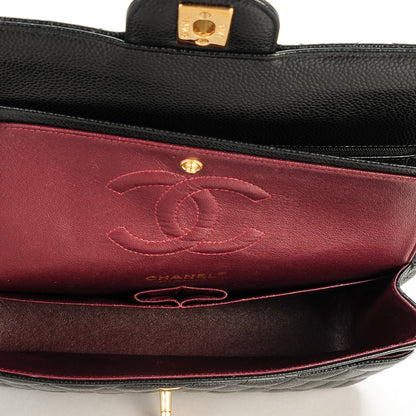 Chanel Caviar Quilted Medium Double Flap Black 5 of 9