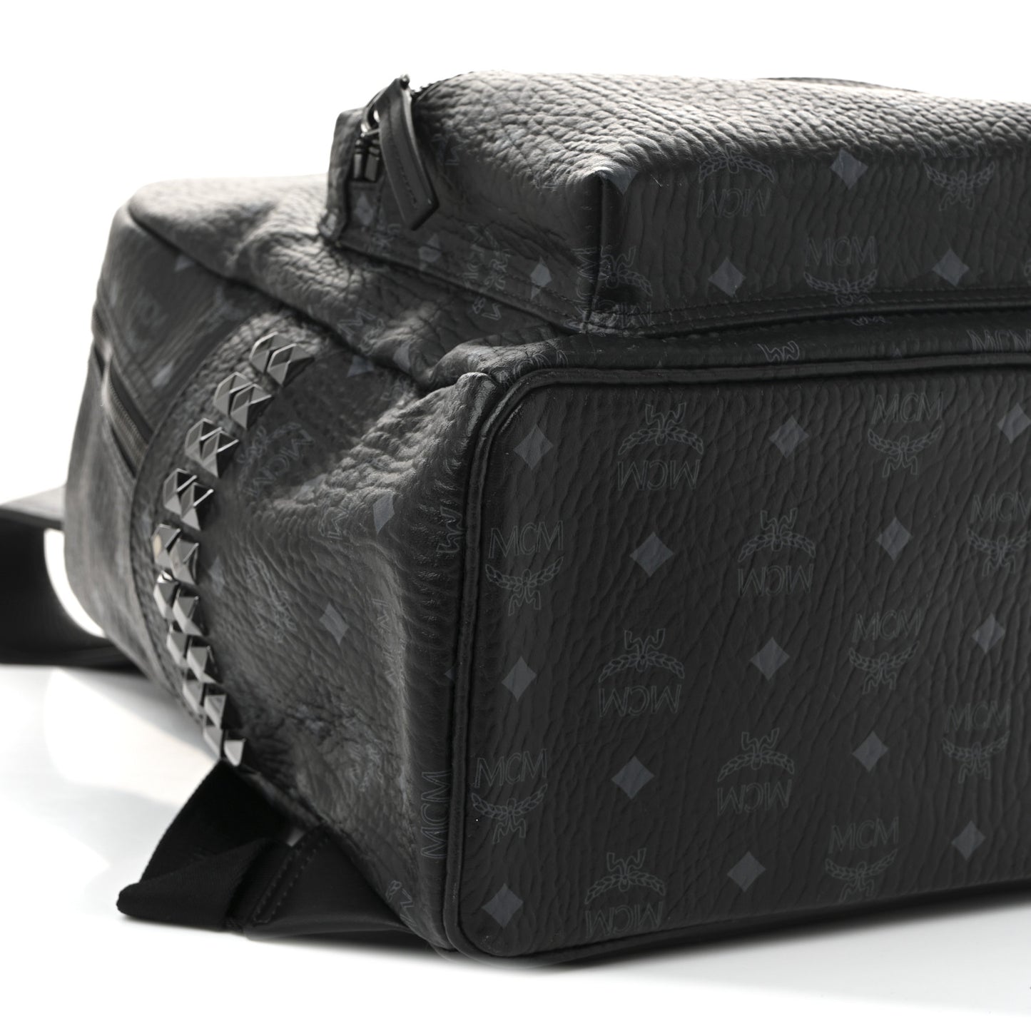 Visetos Medium Side Studs Stark Backpack Black