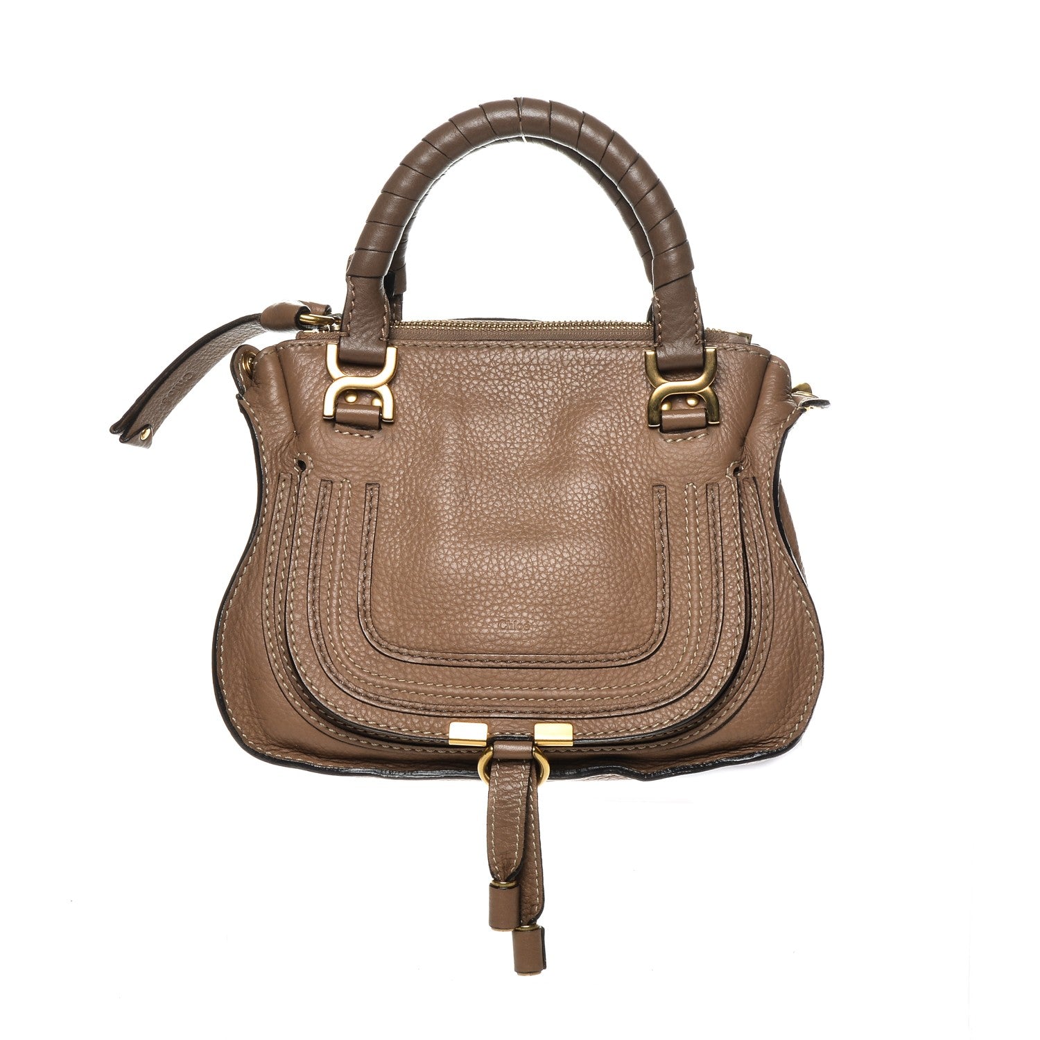 Chloe Calfskin Mini Marcie Satchel Nut 1 of 8