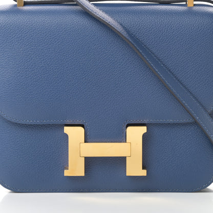 Hermes Evercolor Constance 18 Bleu Brighton 7 of 9