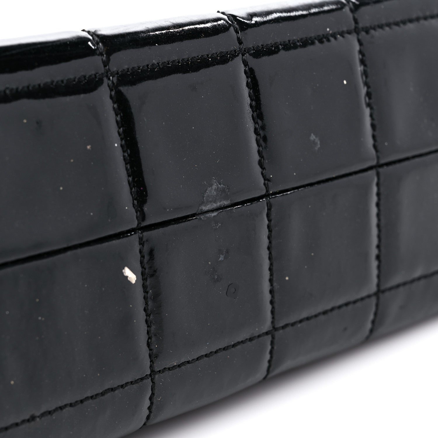 Chanel Patent Chocolate Bar CC Tote Black 13 of 14