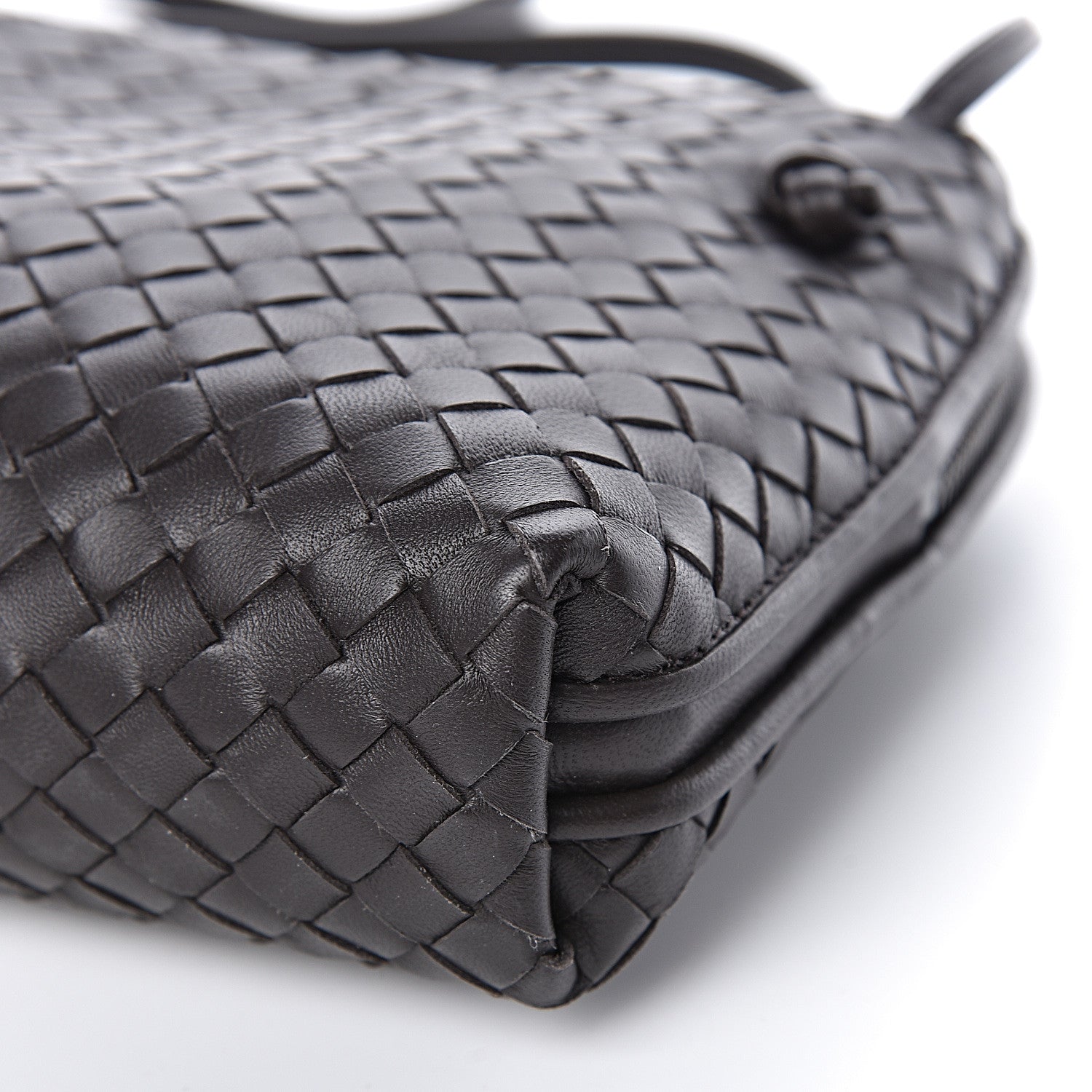Bottega Veneta Nappa Intrecciato Pillow Crossbody Messenger Ebano 10 of 10