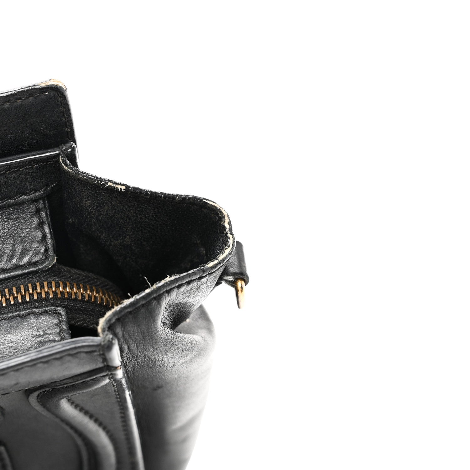 Celine Smooth Calfskin Nano Luggage Black 12 of 12