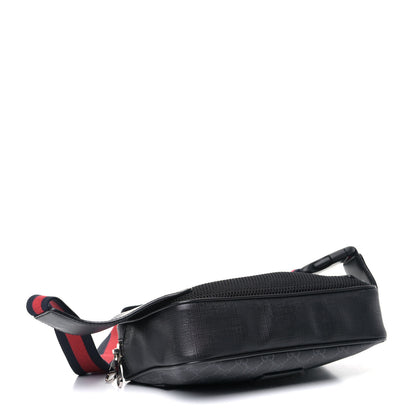 Gucci Soft GG Supreme Monogram Web Belt Bag Black Grey 3 of 5