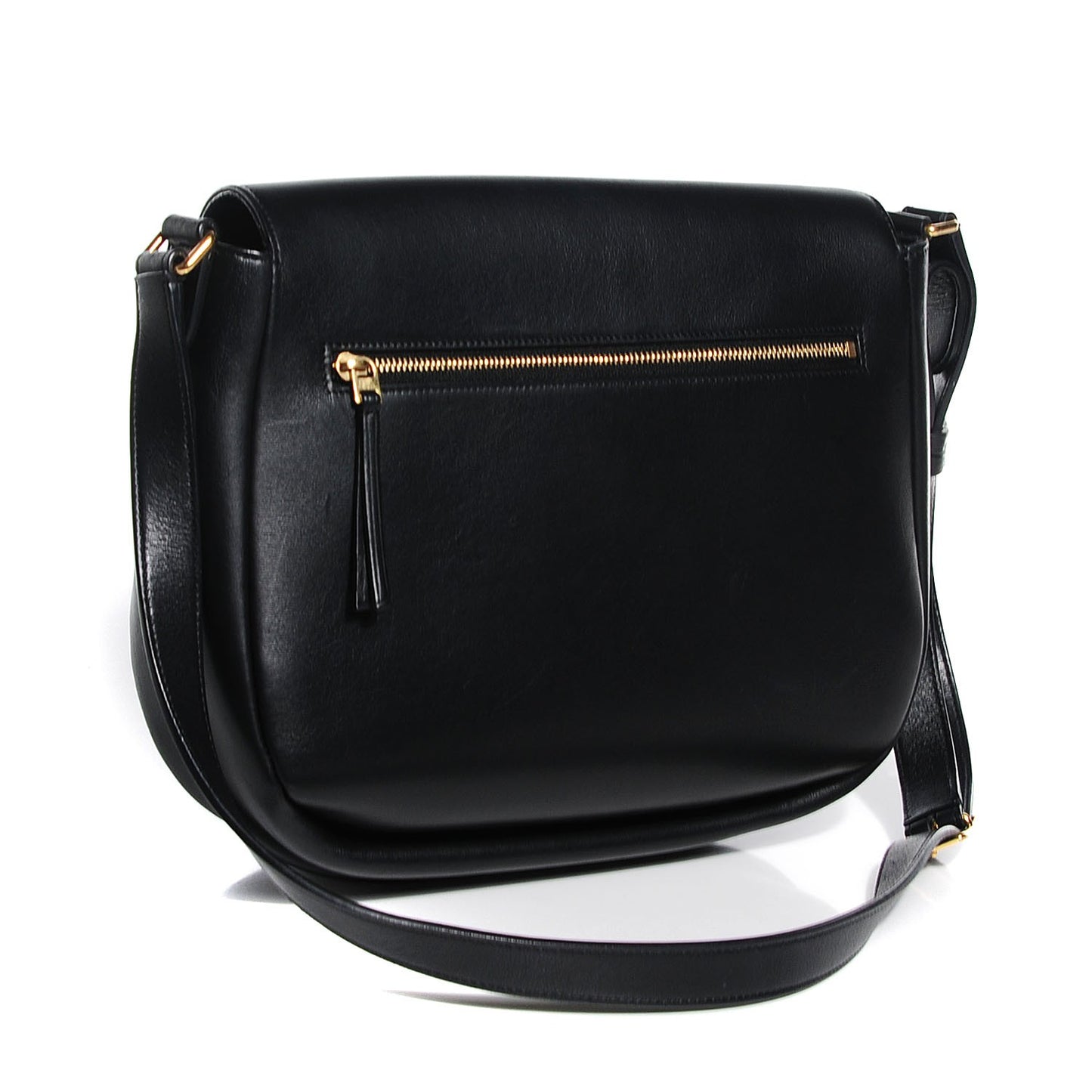 Natural Calfskin Trotteur Messenger Black