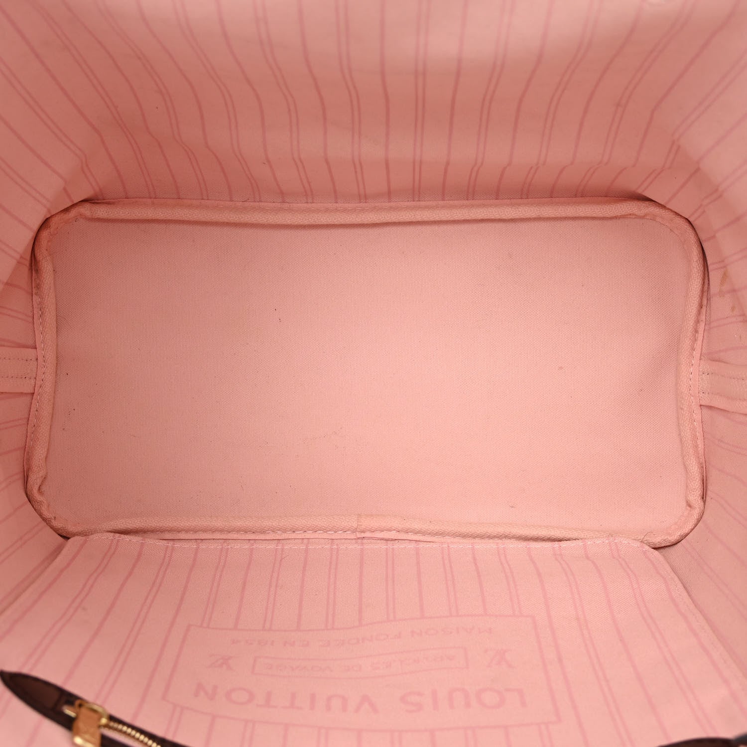 Louis Vuitton Damier Ebene Neo Neverfull MM Rose Ballerine 6 of 13