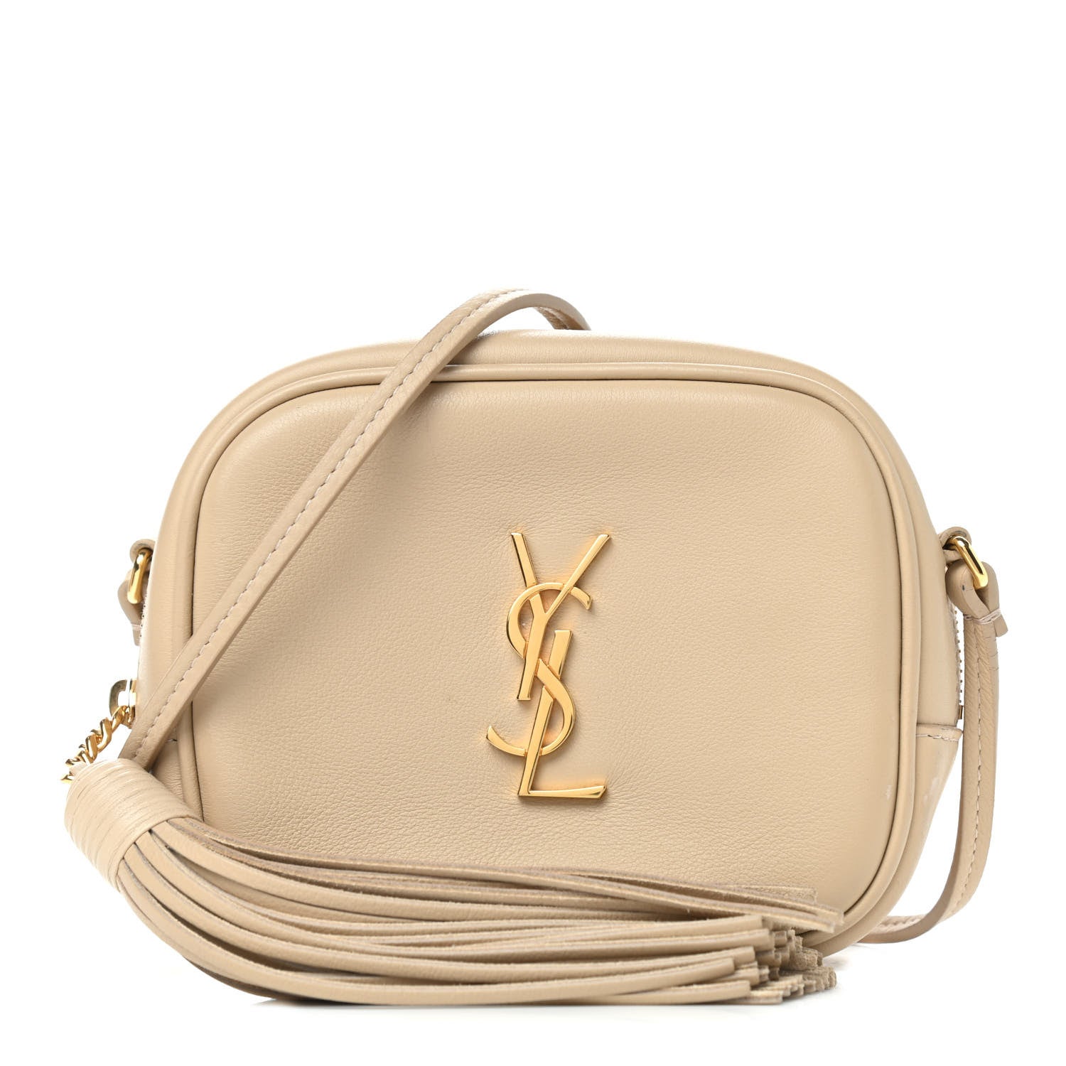 Saint Laurent Nappa Monogram Blogger Bag Nude Powder 1 of 9