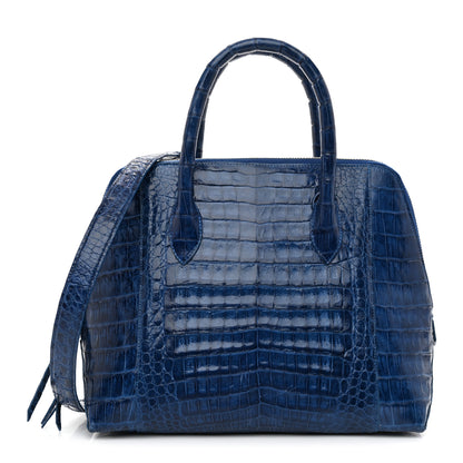 Nancy Gonzalez Crocodile Tote Electric Blue 1 of 8