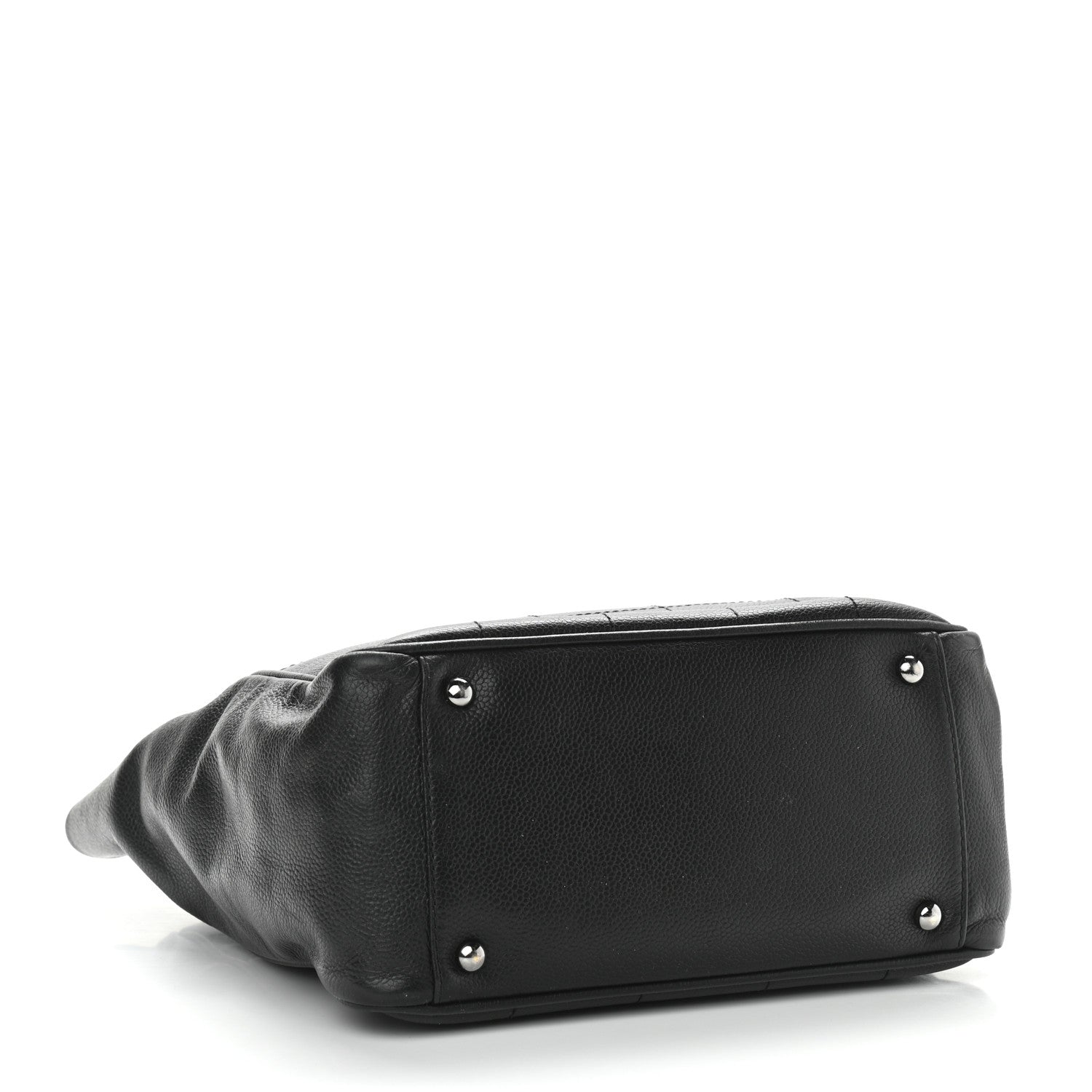 Chanel Caviar Square Stitched Tote Black 4 of 11