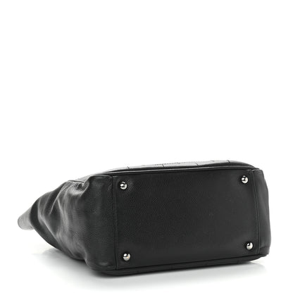 Chanel Caviar Square Stitched Tote Black 4 of 11