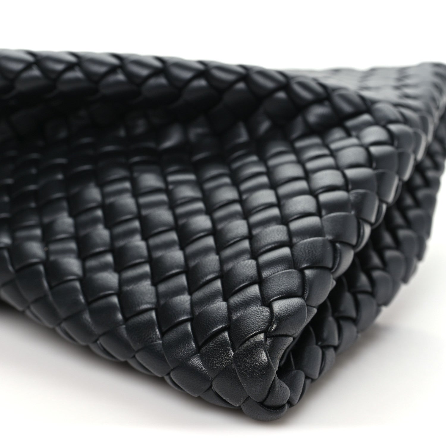 Bottega Veneta Nappa Intrecciato Crisscross Clutch Black 7 of 7