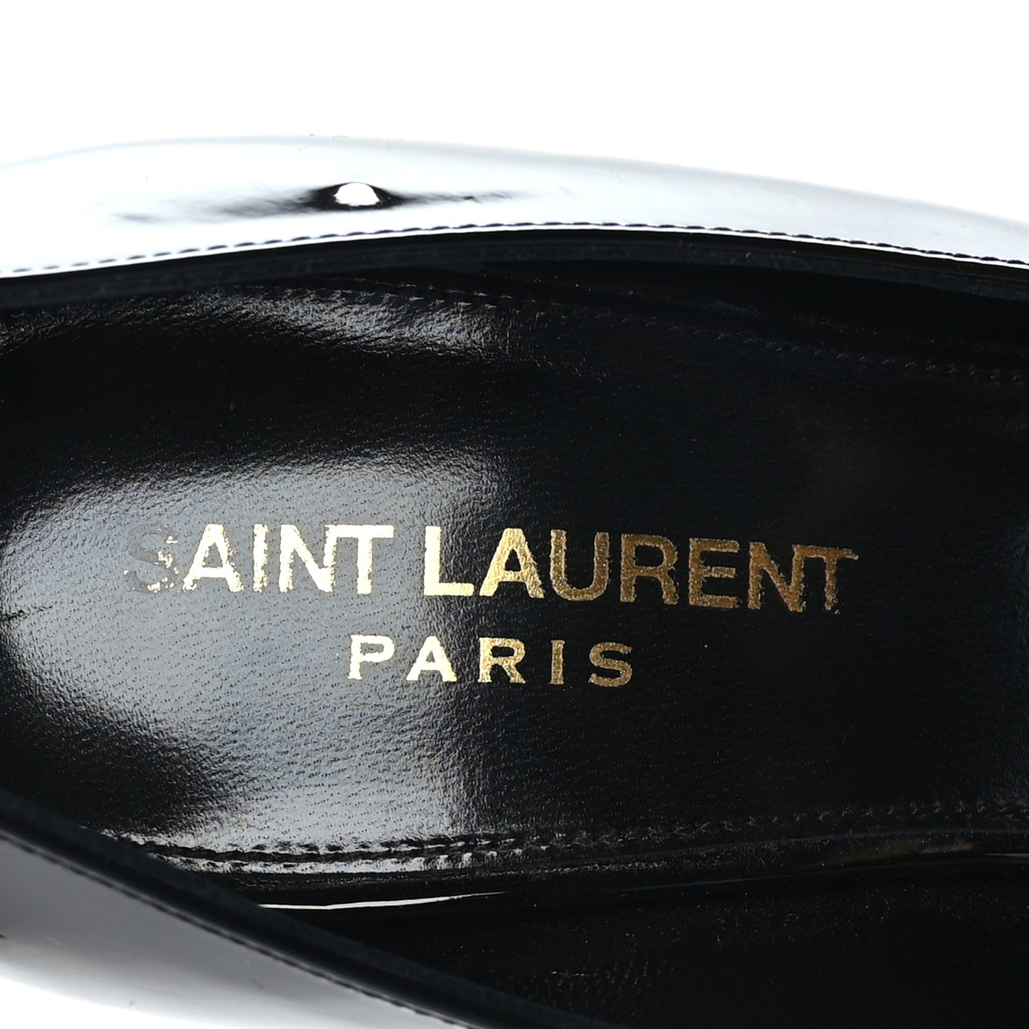 Patent Opyum 110 Pumps 37.5 Black Gold