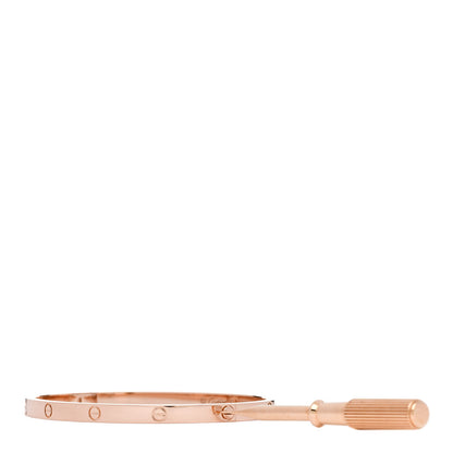 Cartier 18K Pink Gold Small LOVE Bracelet 16 3 of 8