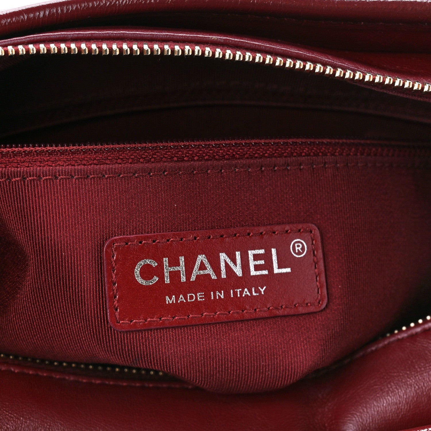 Chanel Aged Smooth Calfskin Quilted Medium Gabrielle Logo Hobo Red 6 of 12