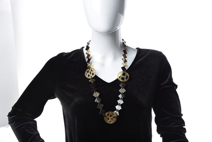 Hermes Buffalo Horn Lacquer Lena Necklace 2 of 6