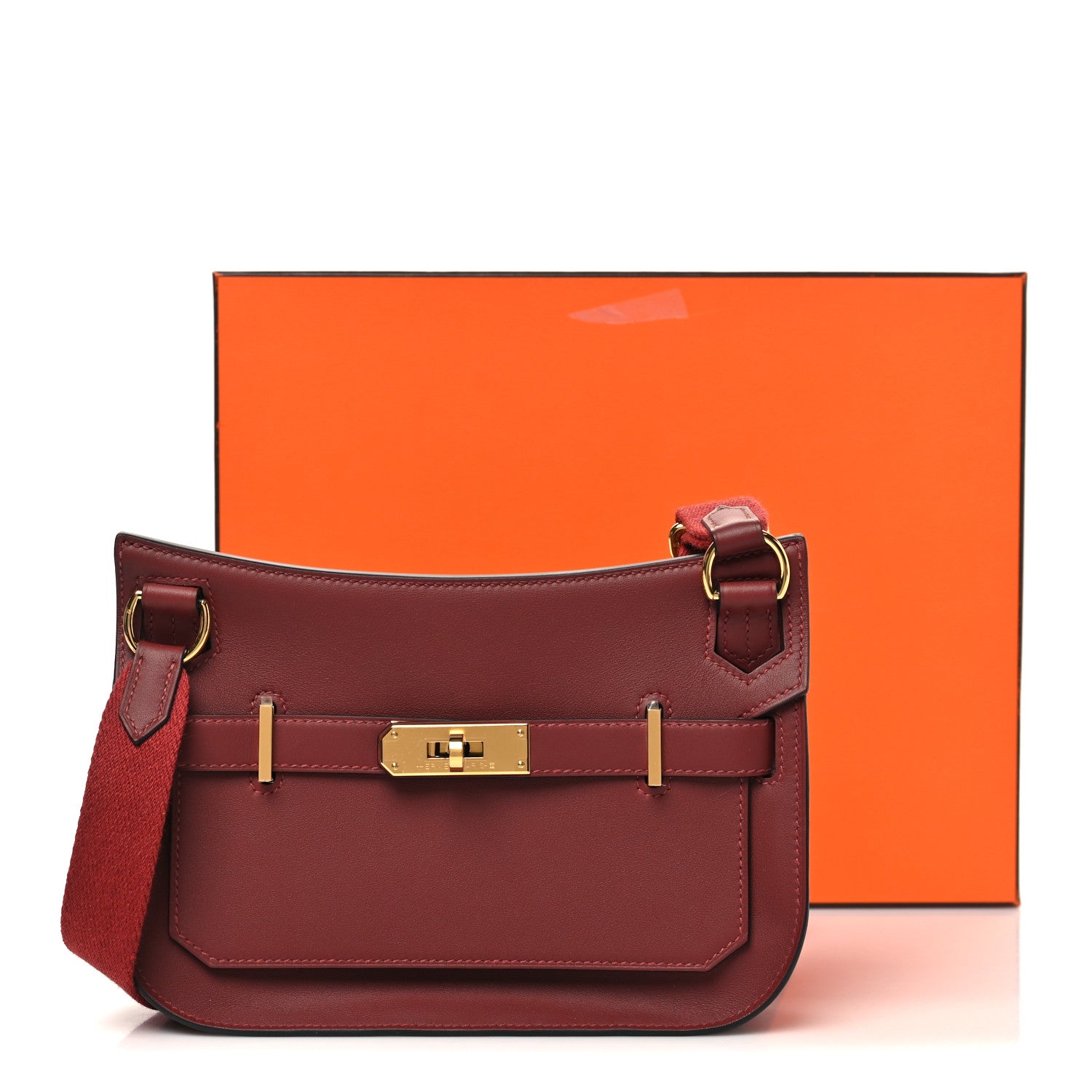 Hermes Swift Mini Jypsiere Rouge H 10 of 10
