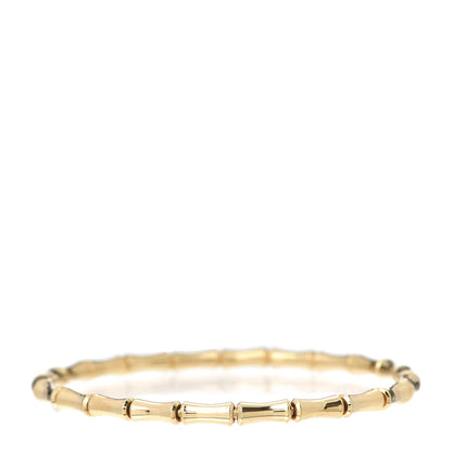 Gucci 18K Yellow Gold Small Bamboo Spring Bracelet 18 3 of 6