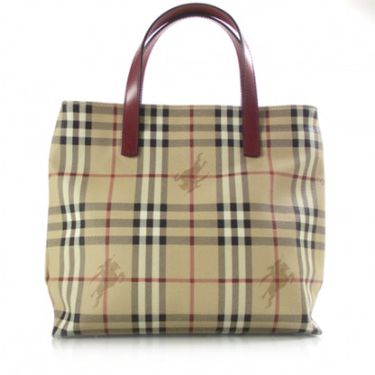Burberry Haymarket Check Tote w Cosmetic Pouch 1 of 9