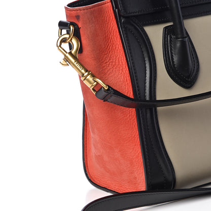 Celine Smooth Calfskin Nano Tri-Color Luggage Beige 10 of 16