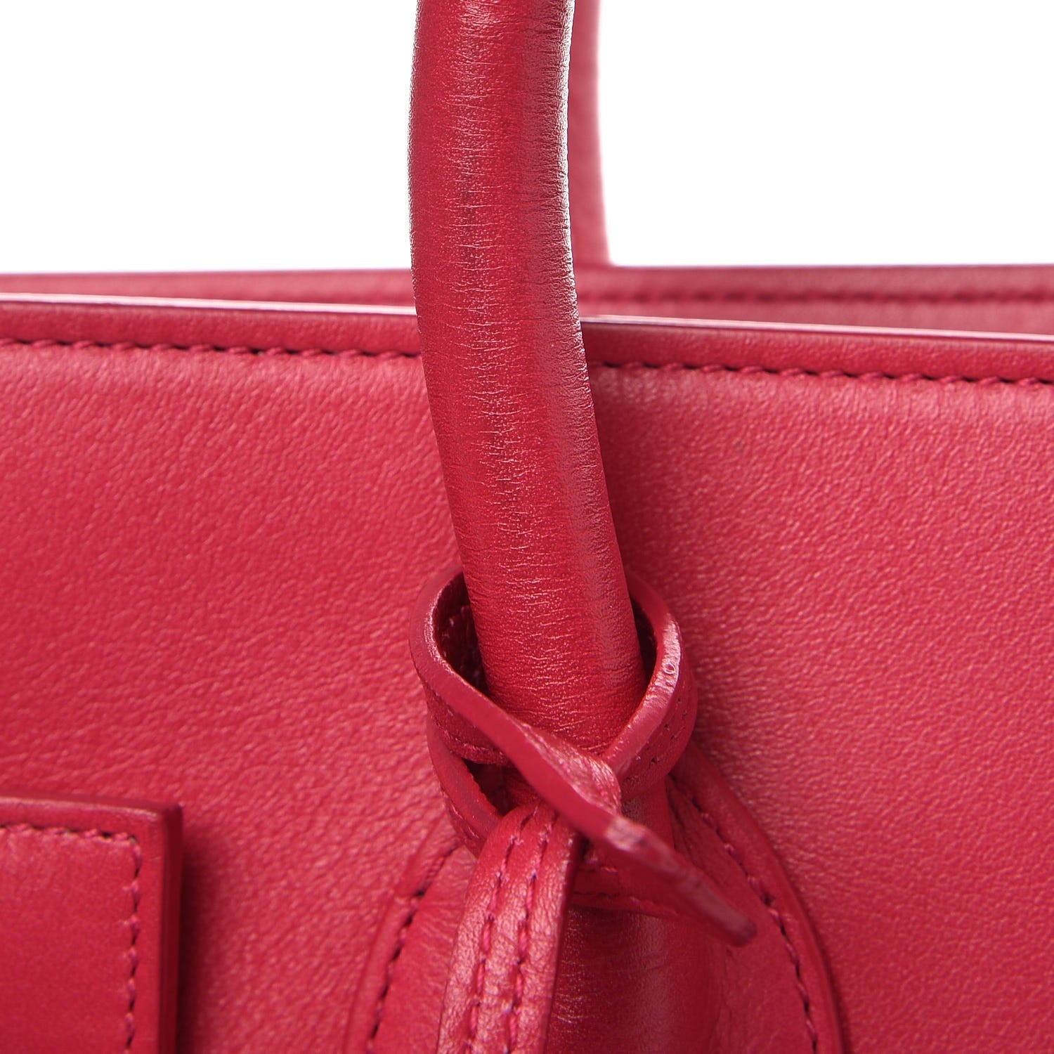 Saint Laurent Calfskin Small Sac De Jour Lipstick Fuchsia 10 of 16