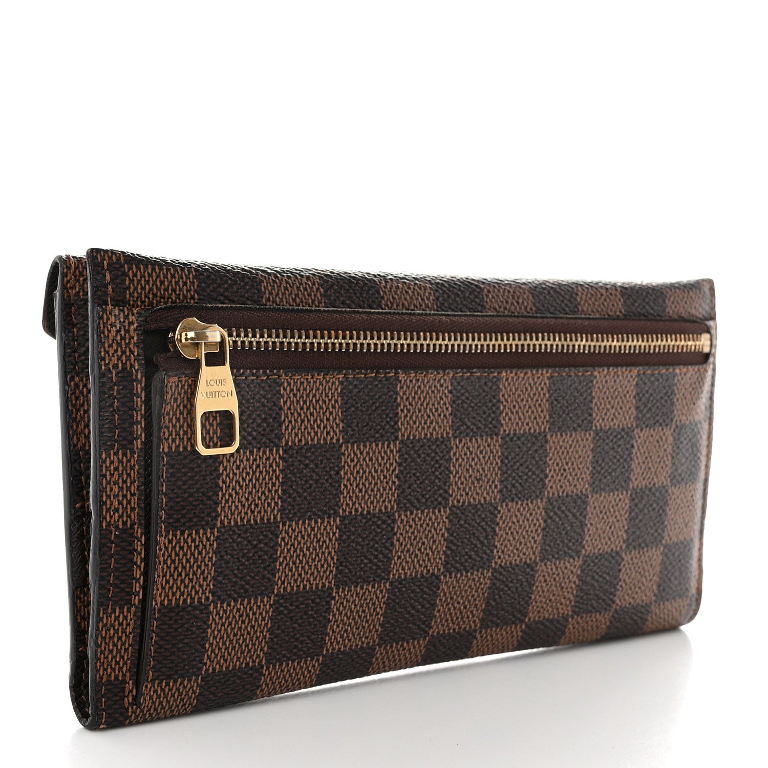 Louis Vuitton Damier Ebene Long Origami Wallet 3 of 11