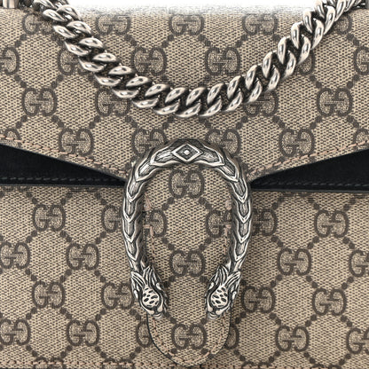 Gucci GG Supreme Monogram Mini Dionysus Shoulder Bag Black 8 of 12