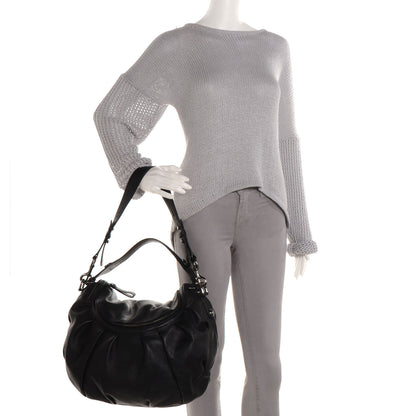 Gucci Leather Icon Bit Medium Shoulder Bag Black 2 of 8