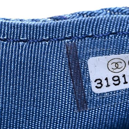 Chanel Denim Quilted Denim Mood Belt Bag Blue Multicolor 7 of 10