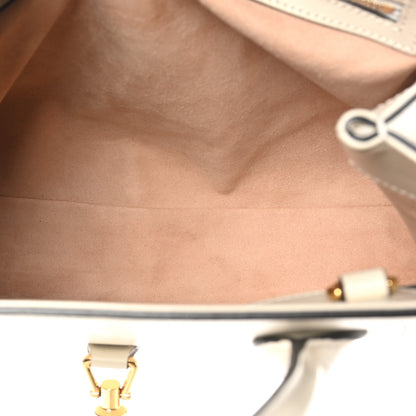 Gucci Boarded Plutone Calfskin Medium Jackie 1961 Tote Mystic White 5 of 10