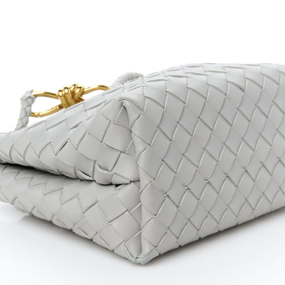 Bottega Veneta Nappa Intrecciato Small Andiamo Shoulder Bag Sterling 9 of 10