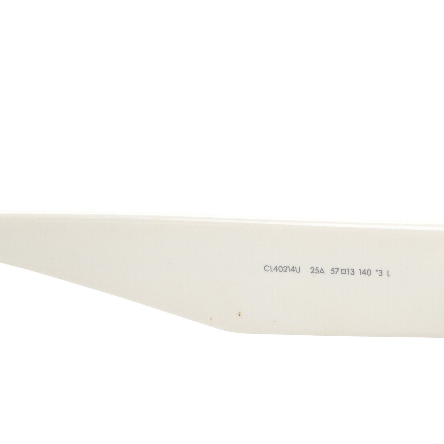 Celine Acetate Monochroms Square Sunglasses CL40214U White 5 of 8