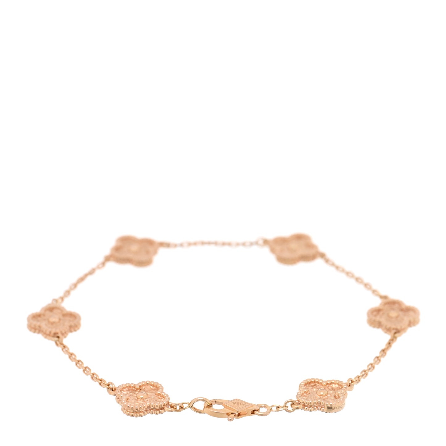18K Rose Gold 6 Motifs Sweet Alhambra Bracelet