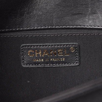 Chanel Lambskin Quilted Medium Boy Flap Black 6 of 16