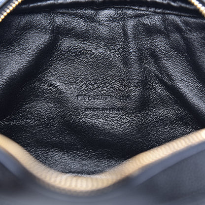 Saint Laurent Grain De Poudre Matelasse Monogram Mini Lou Camera Bag Black 7 of 12