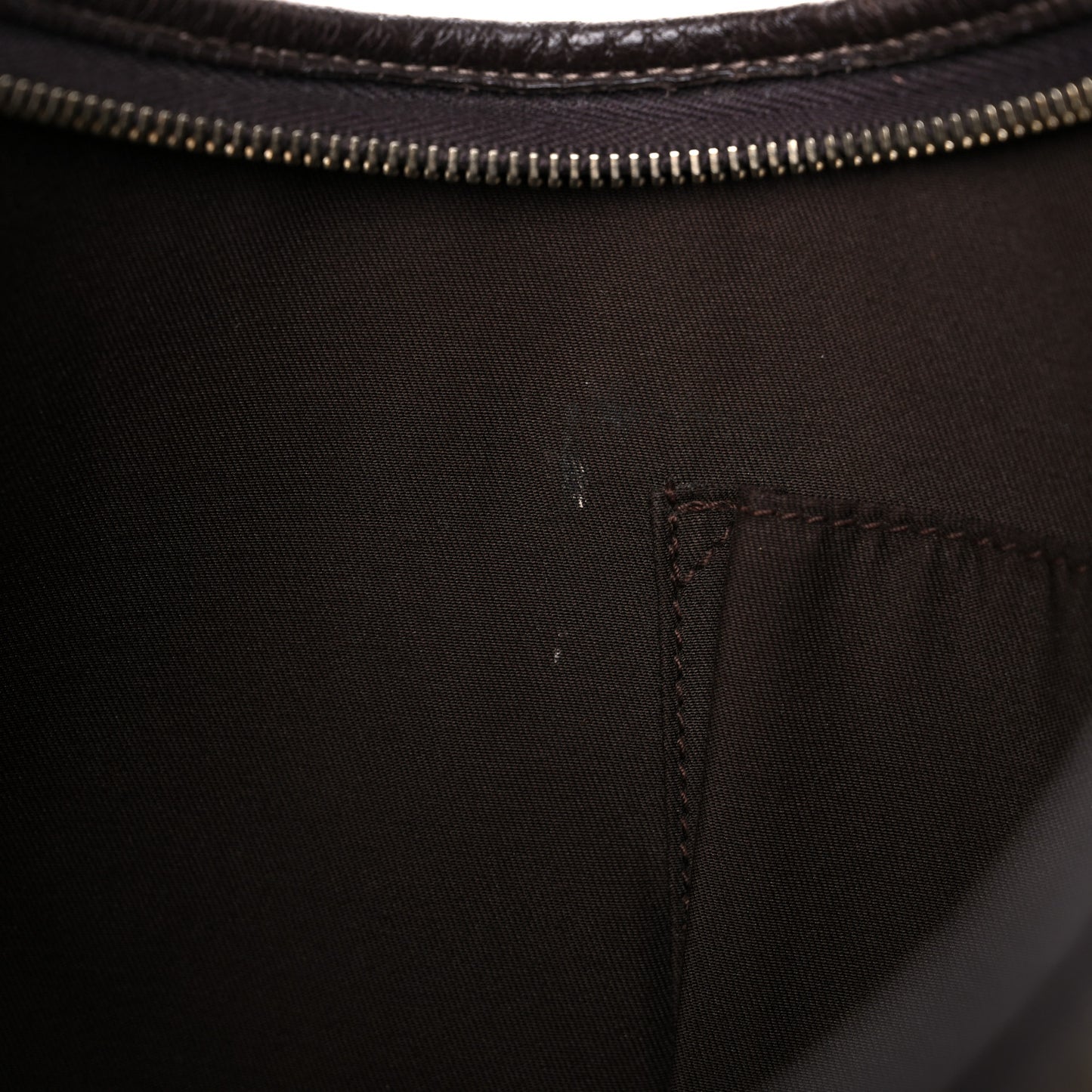 Monogram Large Abbey D Ring Hobo Dark Brown