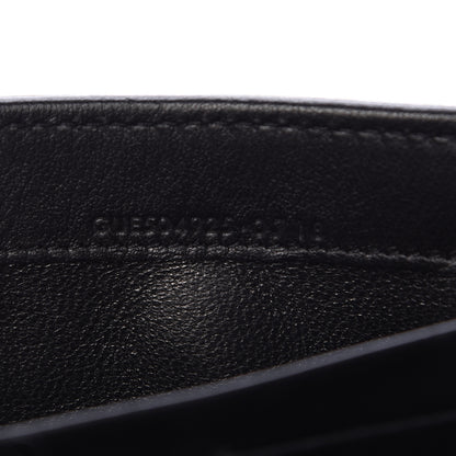 Saint Laurent Lambskin Y Quilted Monogram Large Loulou Flap Wallet Black 7 of 13