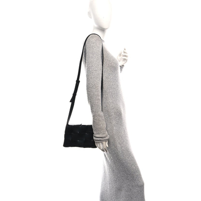 Bottega Veneta Lambskin Maxi Intreccio Speed Cassette Crossbody Bag Black 2 of 9